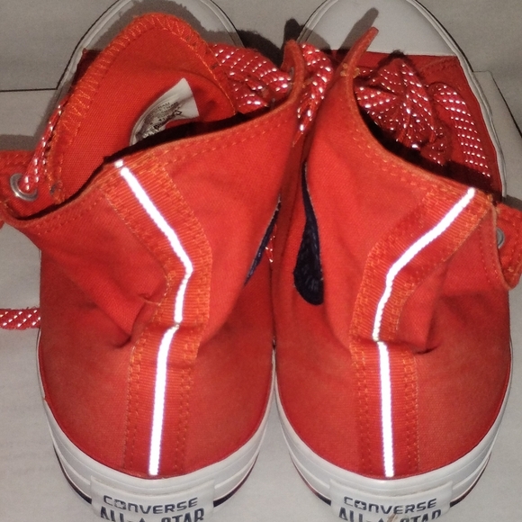 Converse All Star - Hi Top 153794F - shoe Size: 8 - Signal Red/White - - Picture 3 of 15